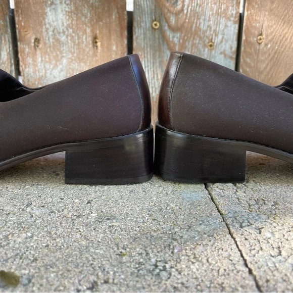 DONALD J PLINER Women’s Brown Dress Shoe Slip On Loafer Heel Size 5.5 Spain - Picture 8 of 12